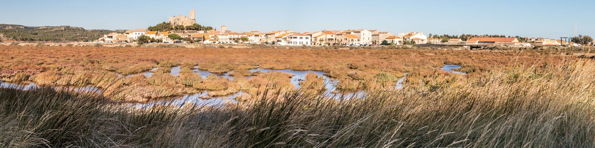 Panorama de Gruissan en Automne