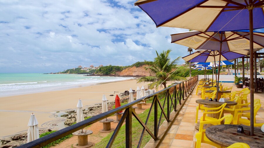 Cotovelo Beach featuring a beach and general coastal views