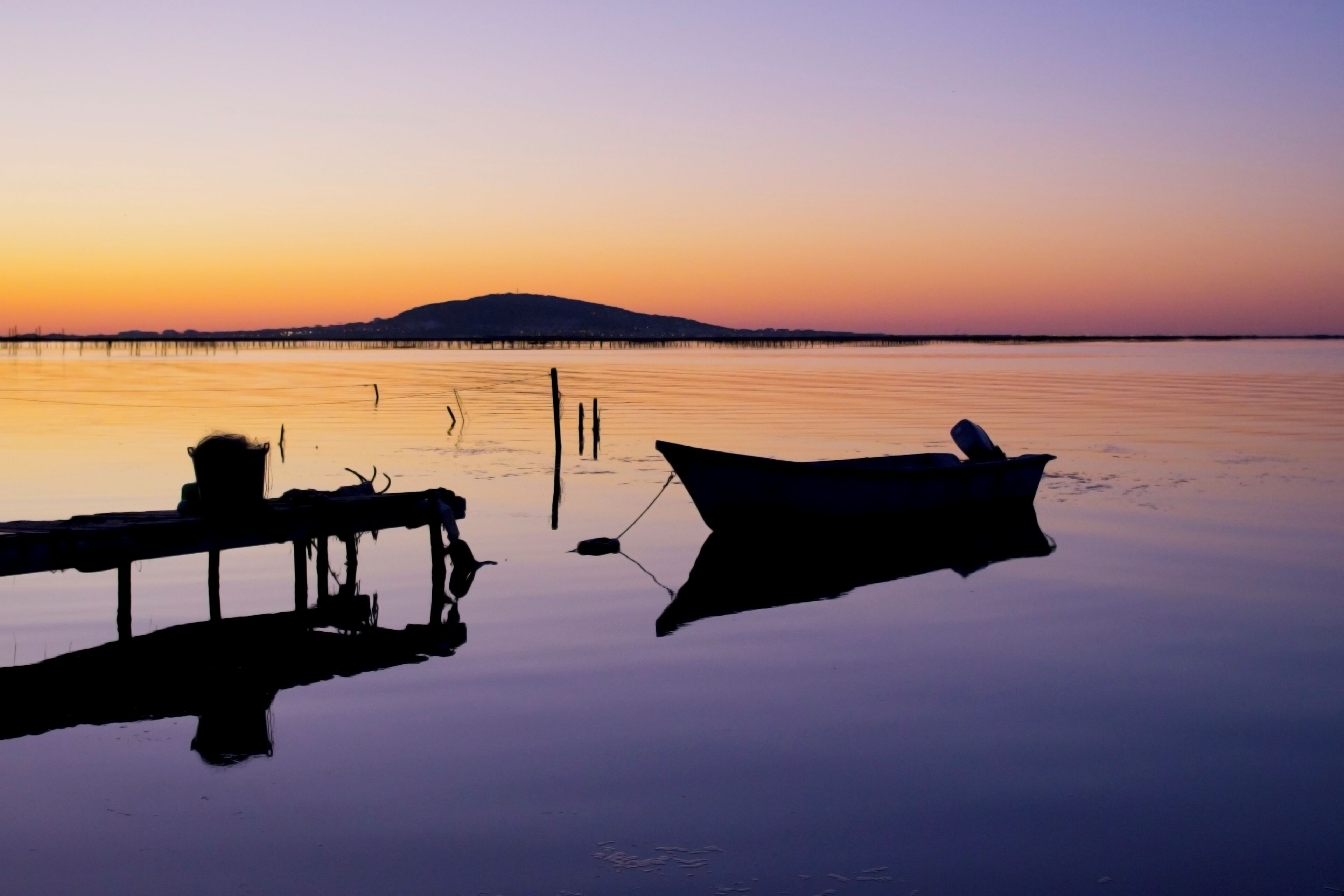 Mèze (34140), Pontons des Amoutous.