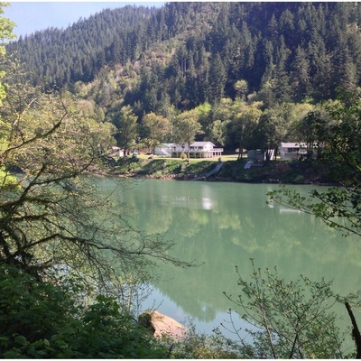 A hidden lake.