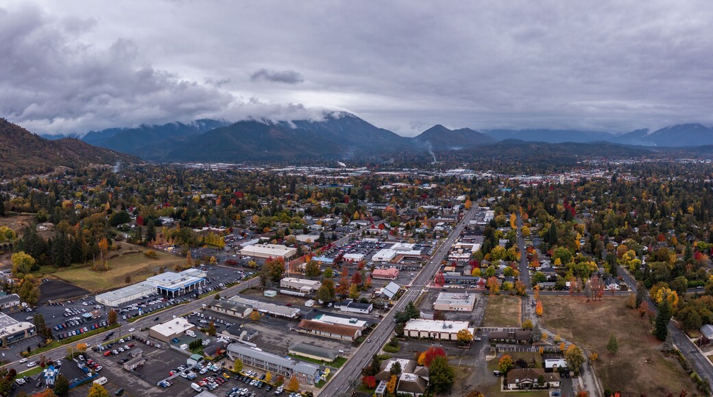 Panorama of Grants Pass, Oregon, USA.