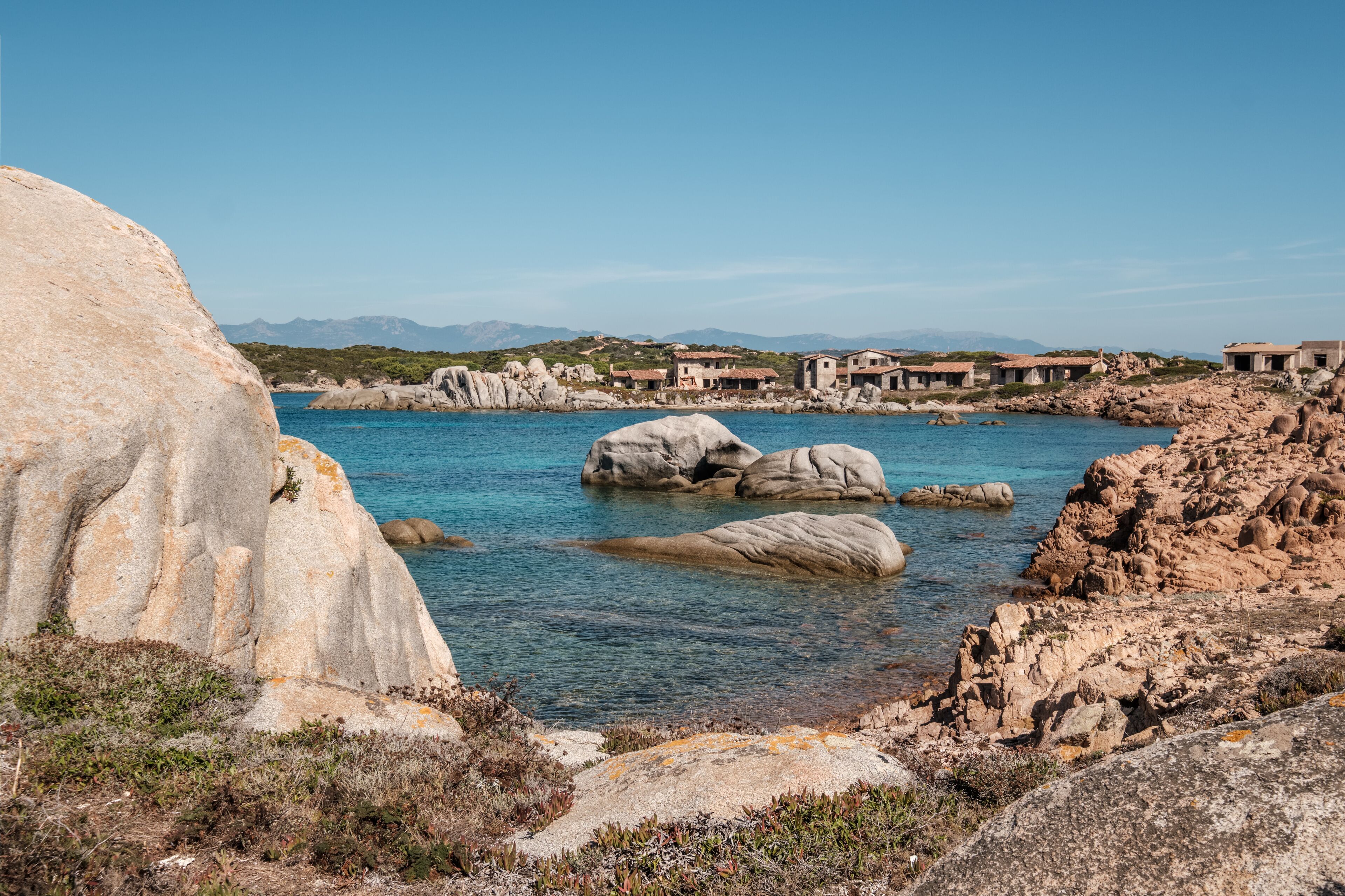 Old fishermans village at Cavallo Island in Corsica