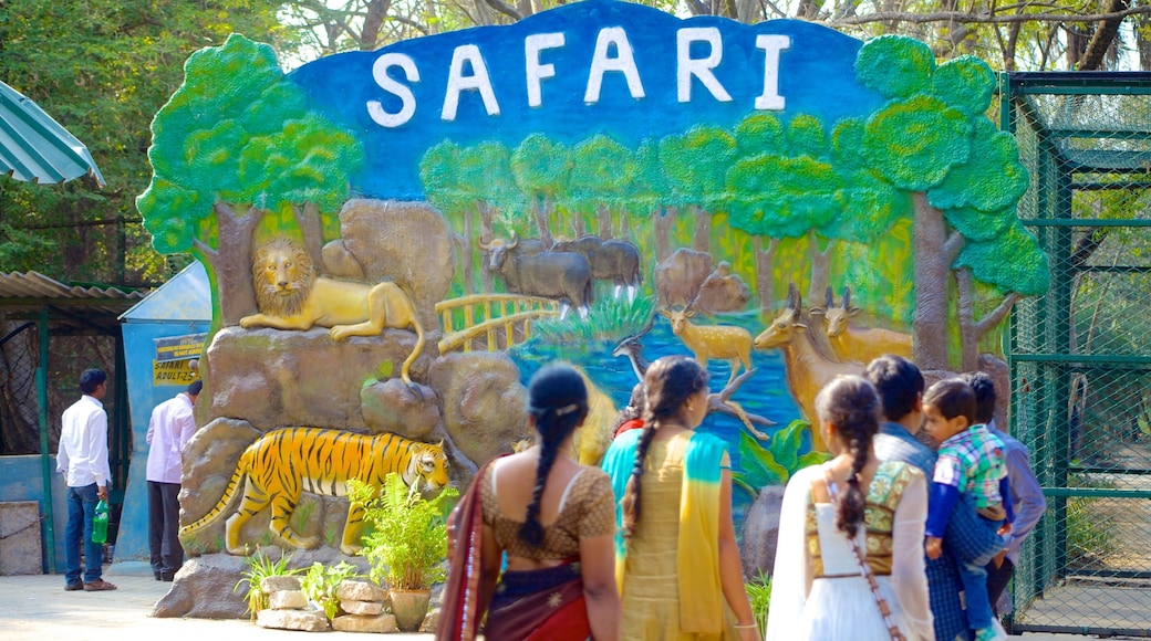 ネイルー ズーロジカル パーク 表示 屋外アート, 動物園の動物 と 標識