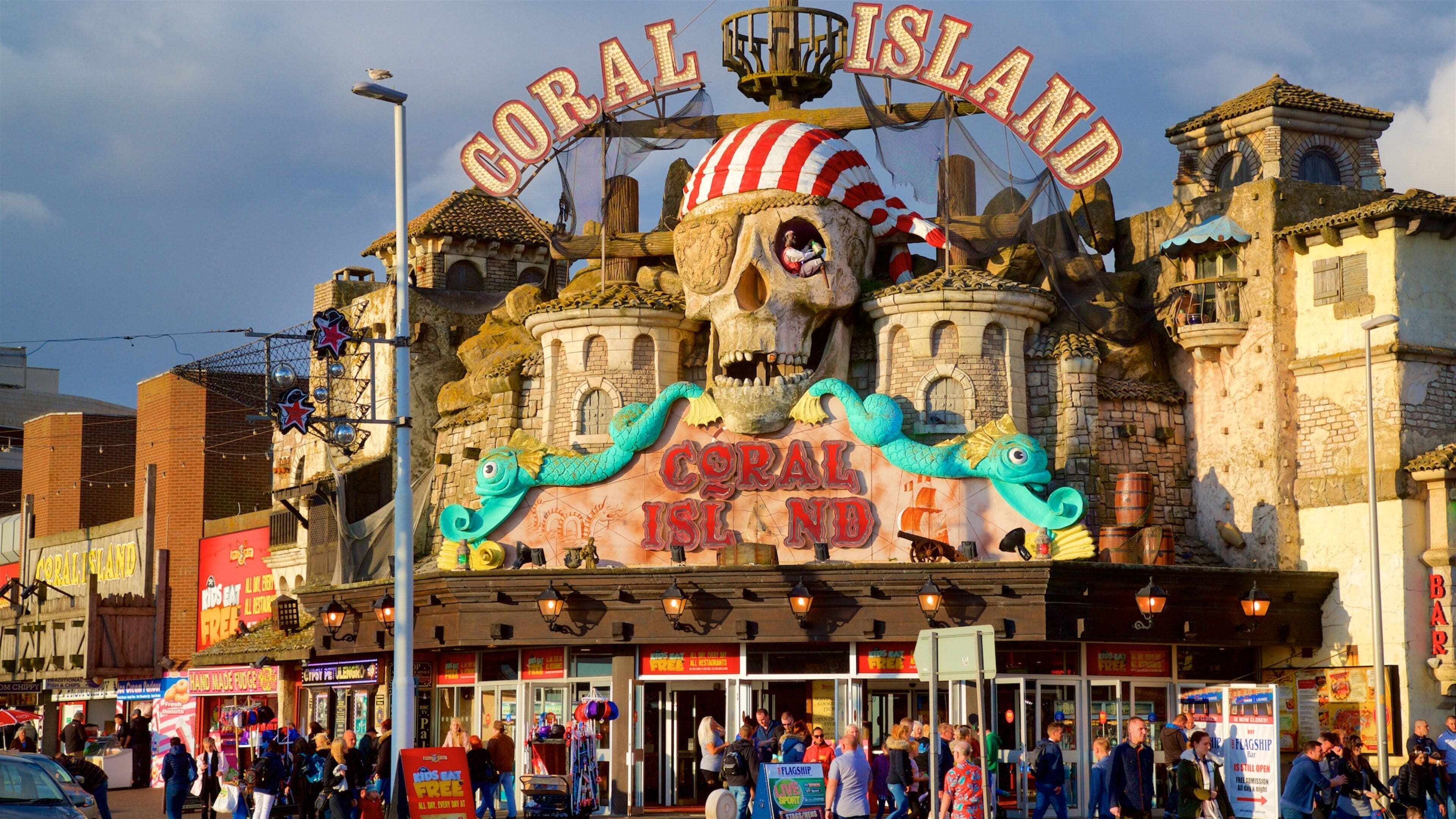 Blackpool showing signage