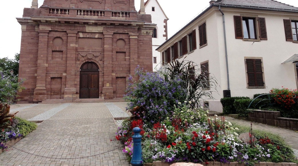 Alsace, Bas-Rhin, Église protestante de Notre Seigneur Jésus-Christ de Bischheim (PA00084621).