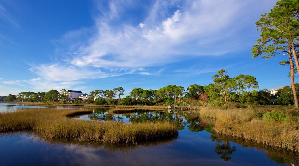 Upper Grand Lagoon showing a lake or waterhole and tranquil scenes