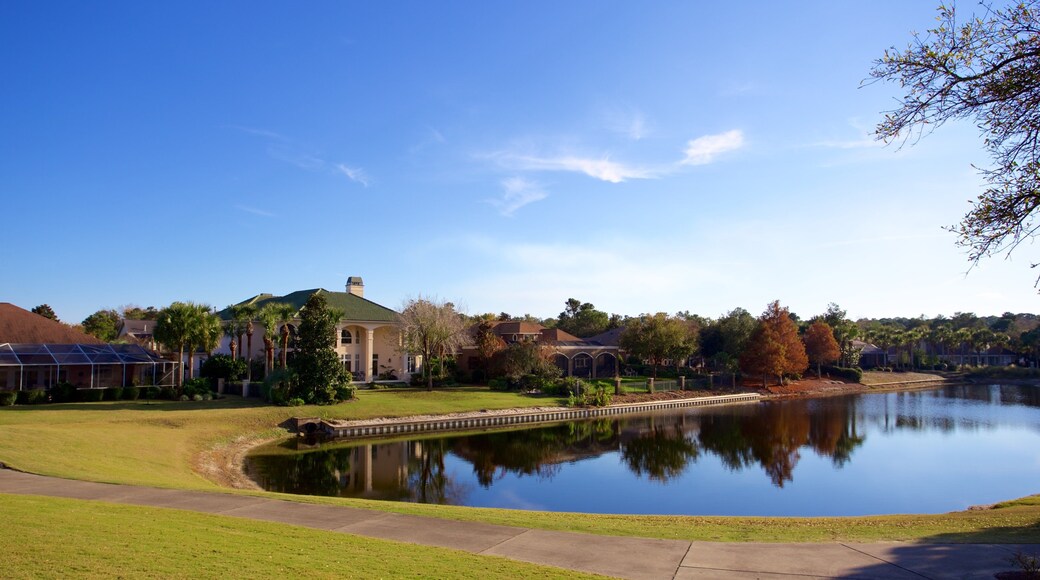 Upper Grand Lagoon featuring a house and a lake or waterhole