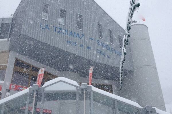 La Tzoumaz (also referred to as Les Mayens des Riddes) is a ski resort in the Swiss Alps, in the canton of Valais. It is part of the "Four Valleys" ski area, which consists of various ski resorts, including Verbier, Nendaz, Veysonnaz, La Tzoumaz, and Thyon. As such it has direct access to over 400 km of runs