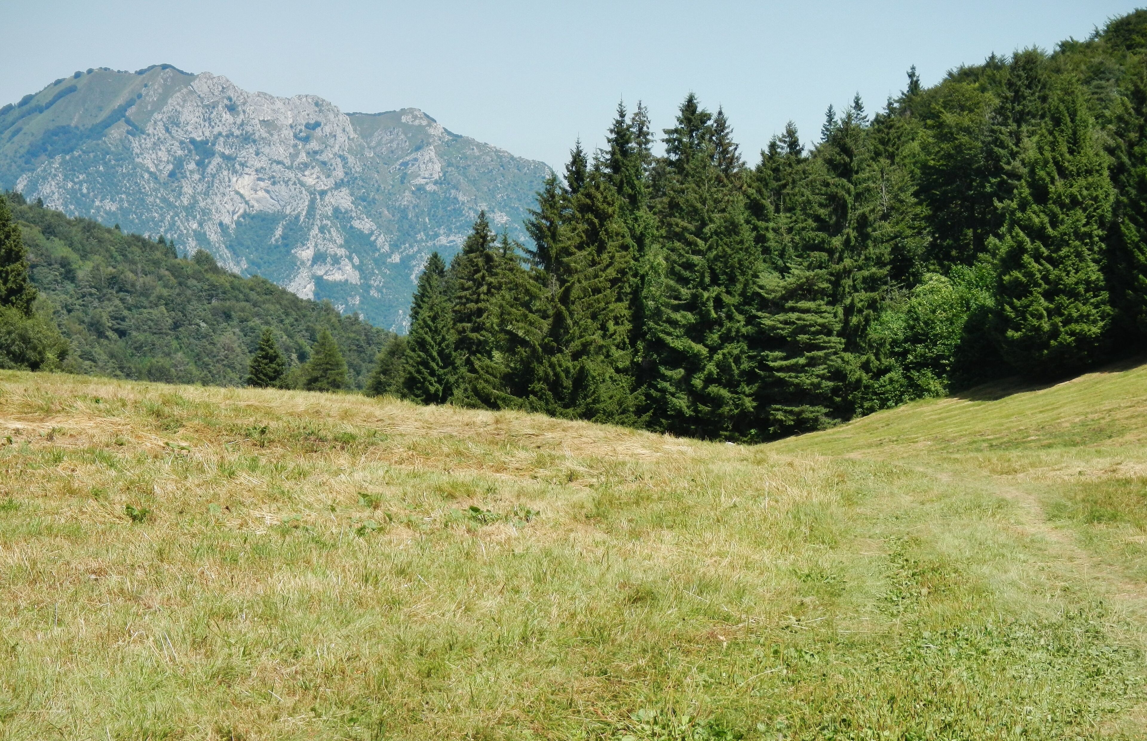 Abwärts vom Passo Guil nach Prè-Leano