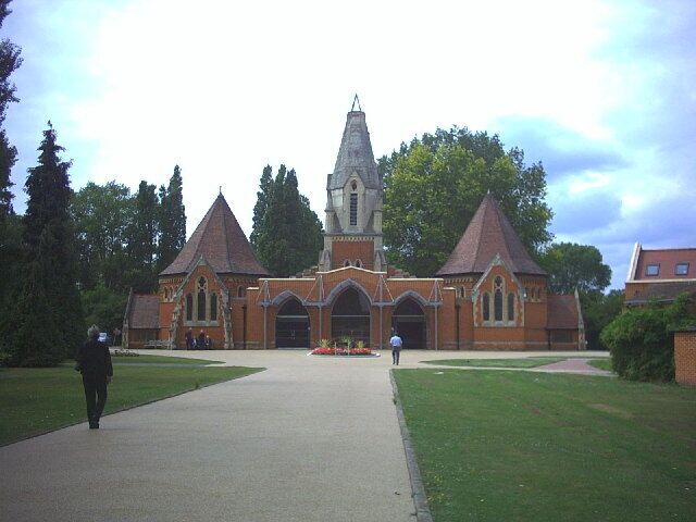 Morden Cemetery Chapels, Lower Morden Lane. It's actually the North East Surrey Crematorium and Morden Cemetery.