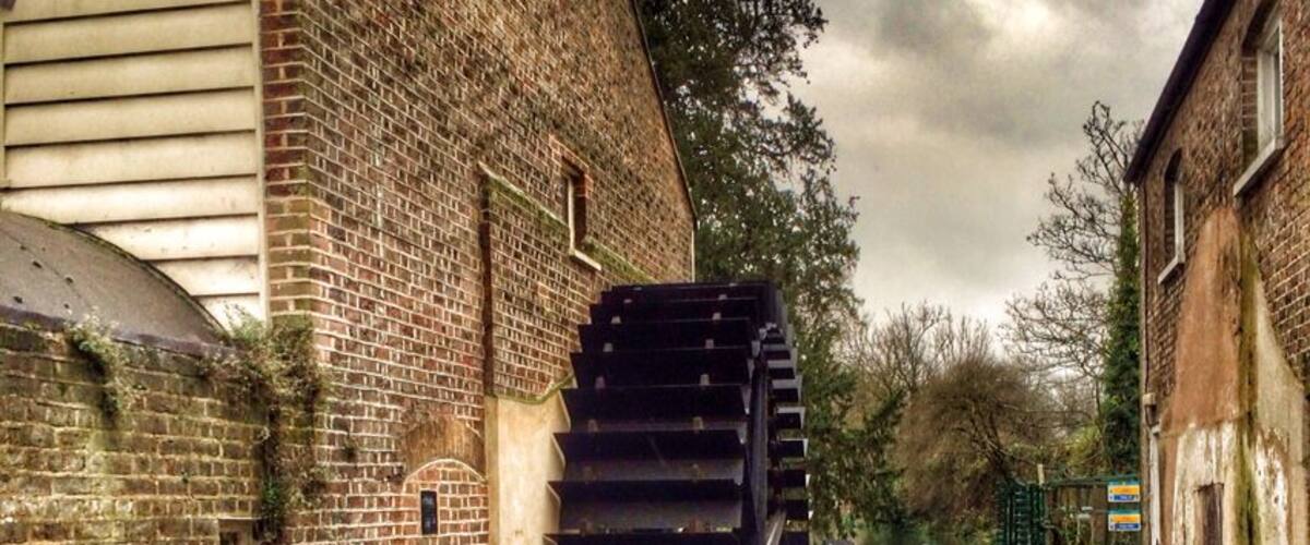 The old mill in Morden Hall Park, London. A National Trust property with a great little cafe.