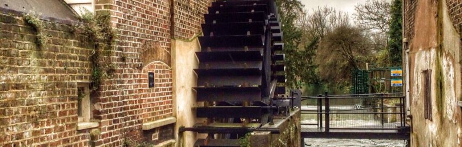 The old mill in Morden Hall Park, London. A National Trust property with a great little cafe.