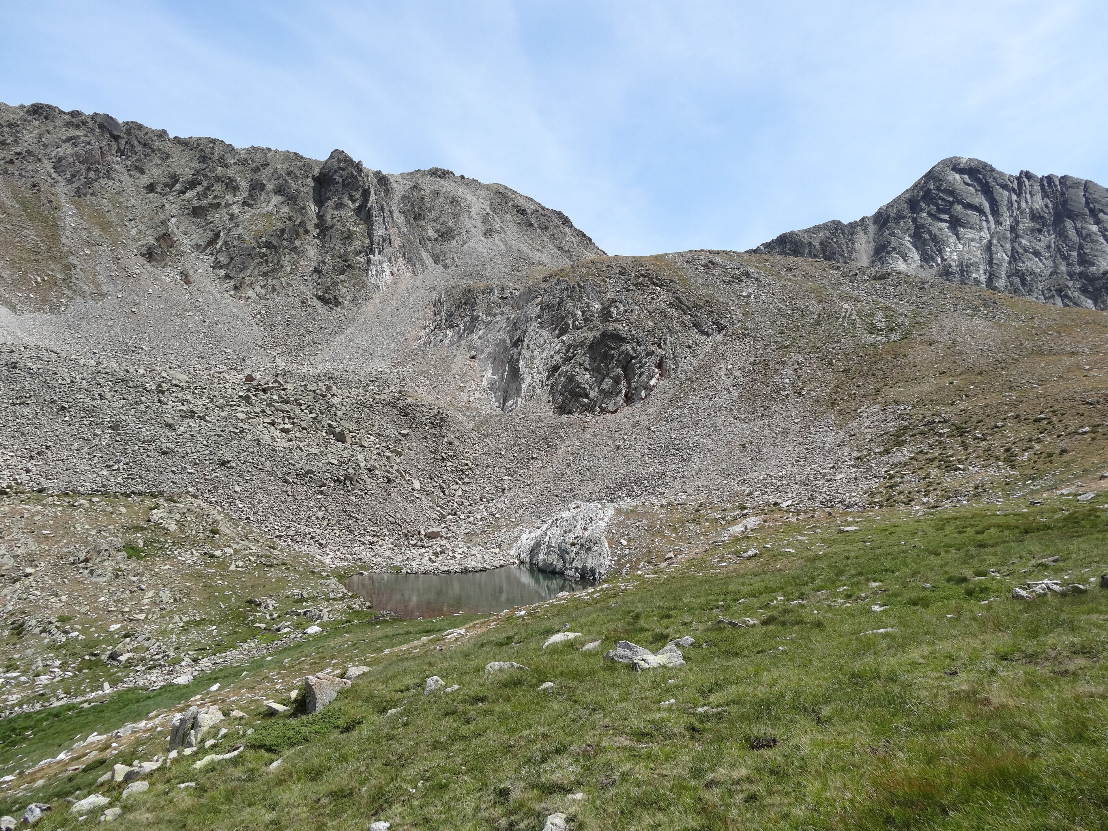 Pic de l'Infern des de la Coma de l'Infern (juliol 2012)