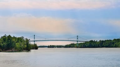 Thousand Islands International Bridge between Ontario, Canada and New York, USA; Hill Island, Ontario, Canada