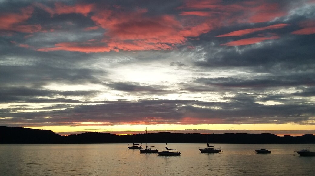 Sunset at the Ossining waterfront
