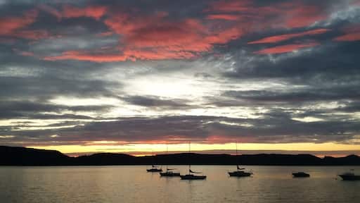 Sunset at the Ossining waterfront