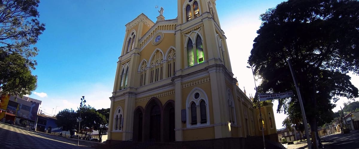 Low Angle View Of Church Against Sky At Mogi Mirim