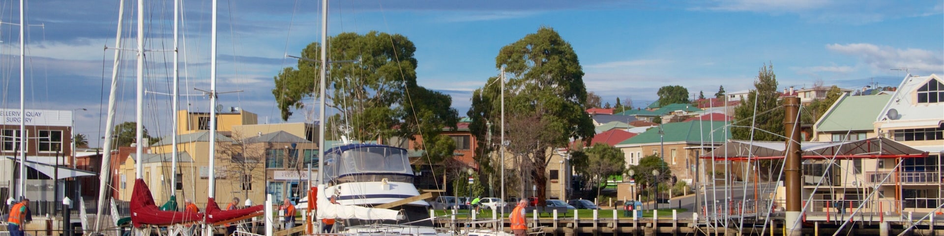 Bellerive showing a bay or harbor