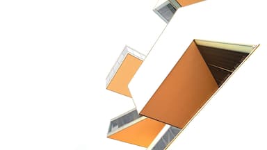 A building with different degrees of extension, a picture-perfect site!