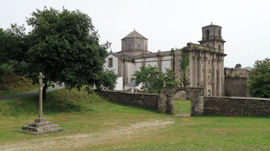 Monfero Abbey in San Fiz de Monfero (A Coruña, Galicia).