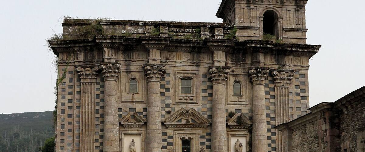 Monfero Abbey in San Fiz de Monfero (A Coruña, Galicia).
