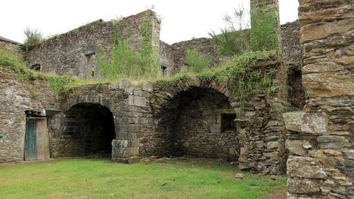 Monfero Abbey in San Fiz de Monfero (A Coruña, Galicia).