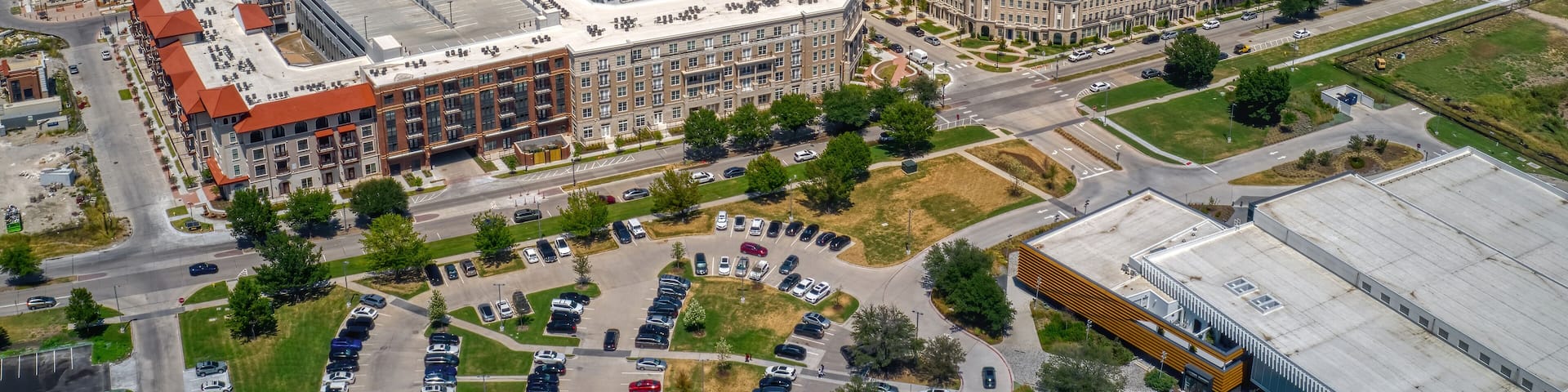Aerial View of Frisco, Texas during the Summer