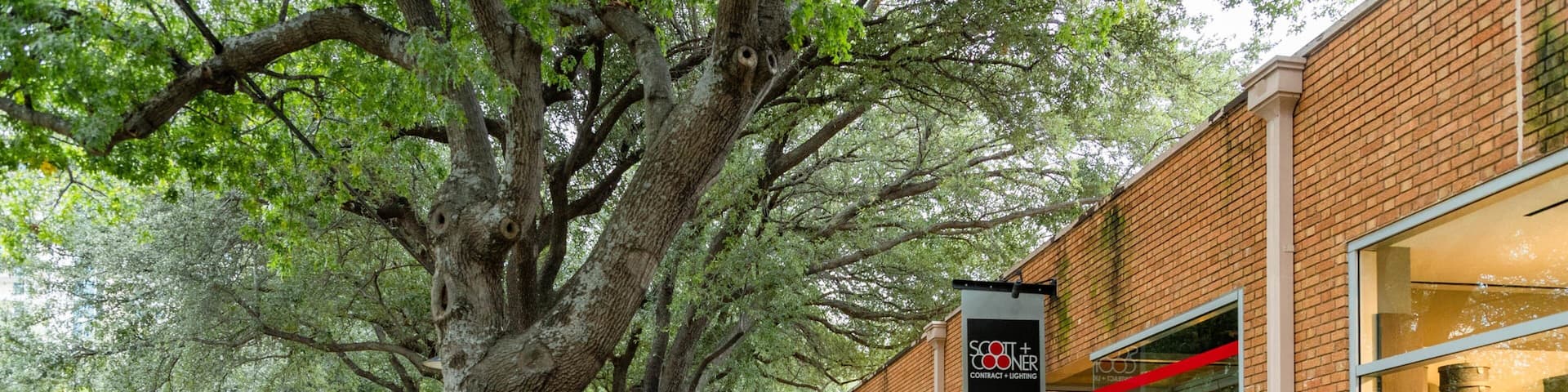 Dallas Design District showing signage
