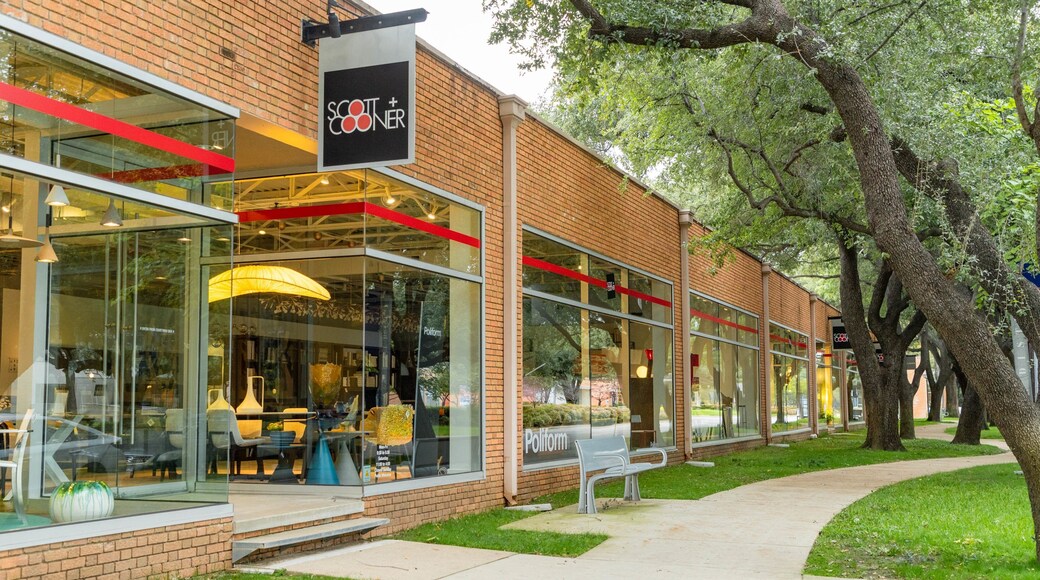 Dallas Design District which includes signage