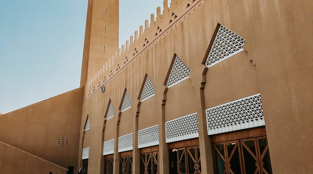 Picturesque view of Masjid Diplomatic Quarters in Riyadh, Saudi Arabia