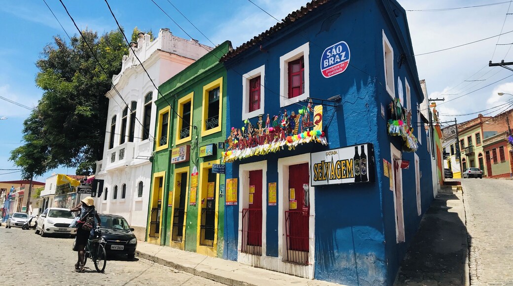 Olinda is a colonial town on Brazil’s northeast coast, near the city of Recife. Founded in 1535 by the Portuguese, it’s built on steep hillsides and distinguished by its 18th-century architecture, baroque churches, convents, monasteries and brightly painted houses. Originally a center for the sugarcane industry, it’s now known as an artists’ colony, with many galleries, workshops and museums.
