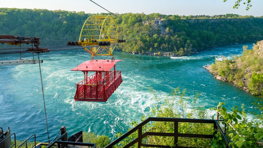 Whirlpool Aero Car at Niagara, Canada. Beautiful and scenic view of the Whirlpool at Niagara falls.