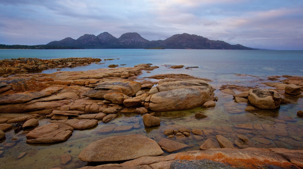 Freycinet featuring general coastal views and rugged coastline