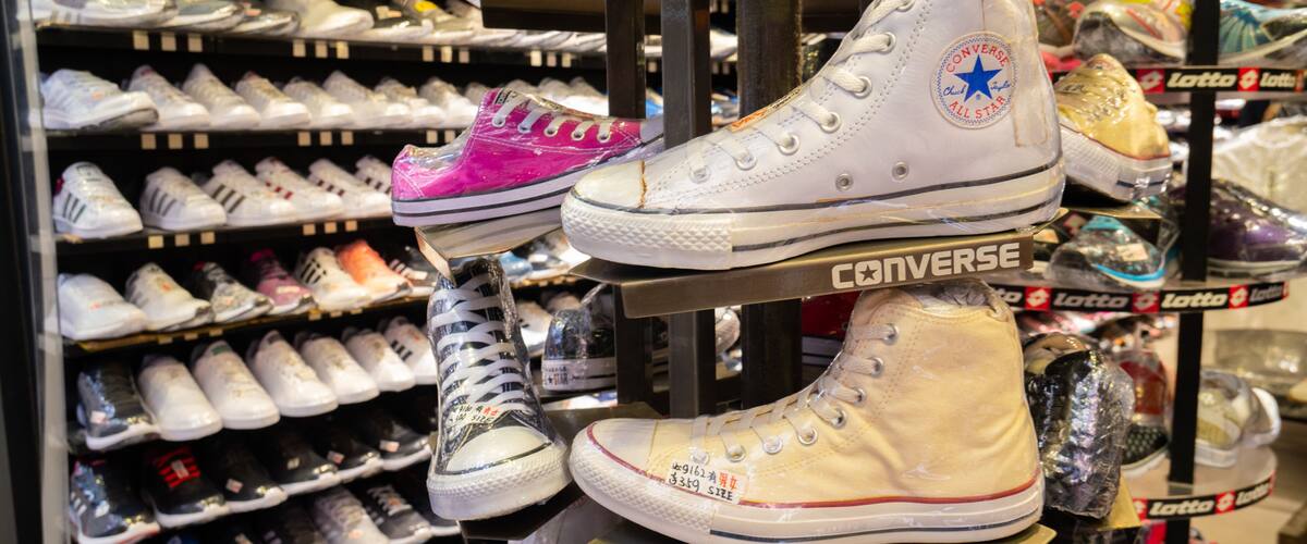 Sneaker Street featuring shopping and interior views