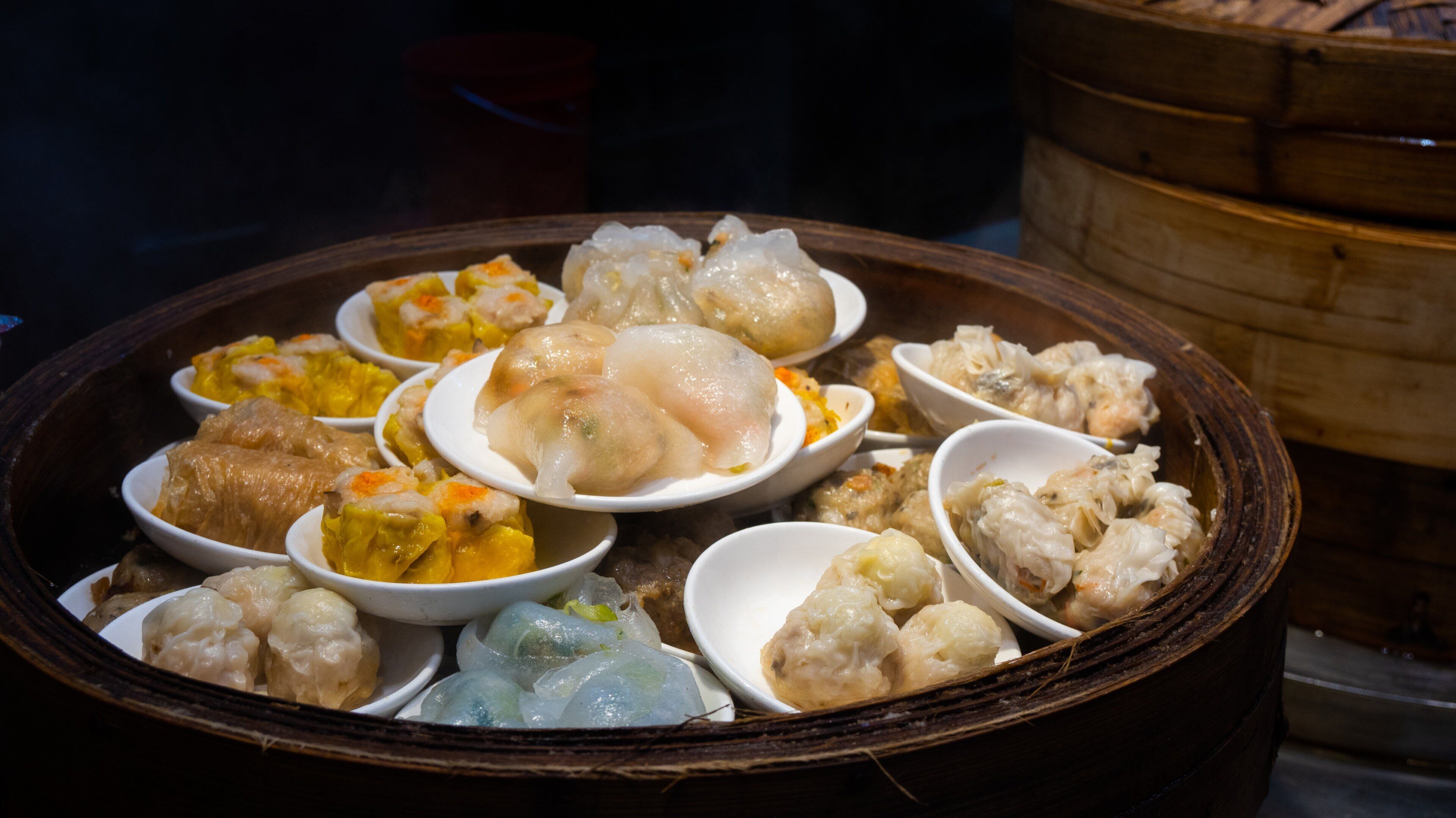 Dried Seafood Market showing food