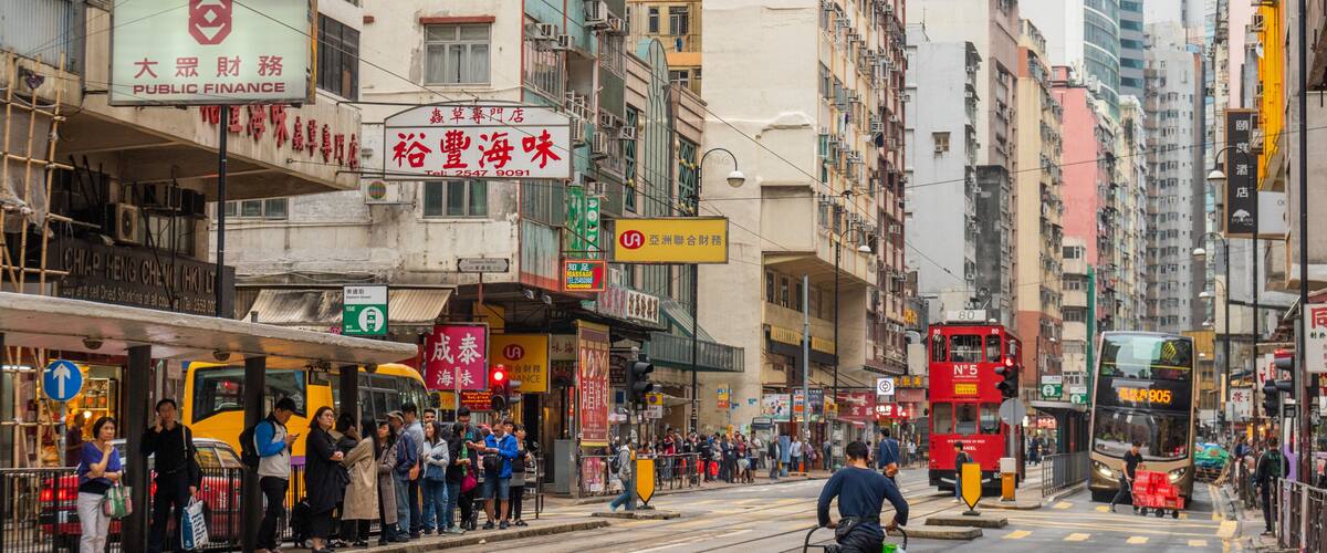 Dried Seafood Market which includes street scenes and a city