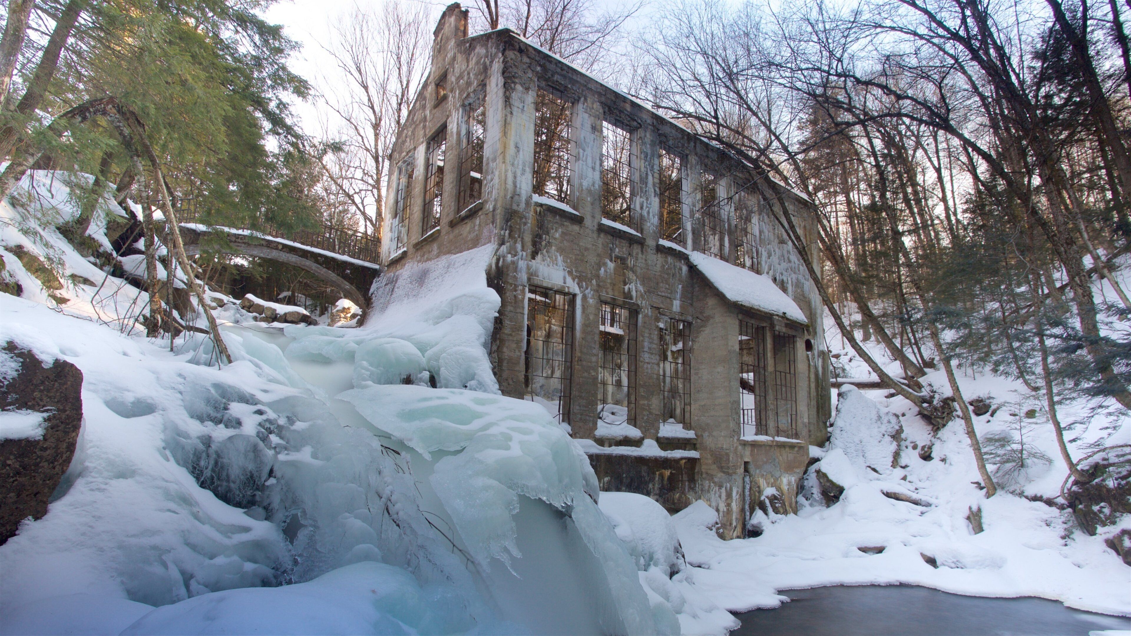 Gatineau Park which includes snow and heritage elements