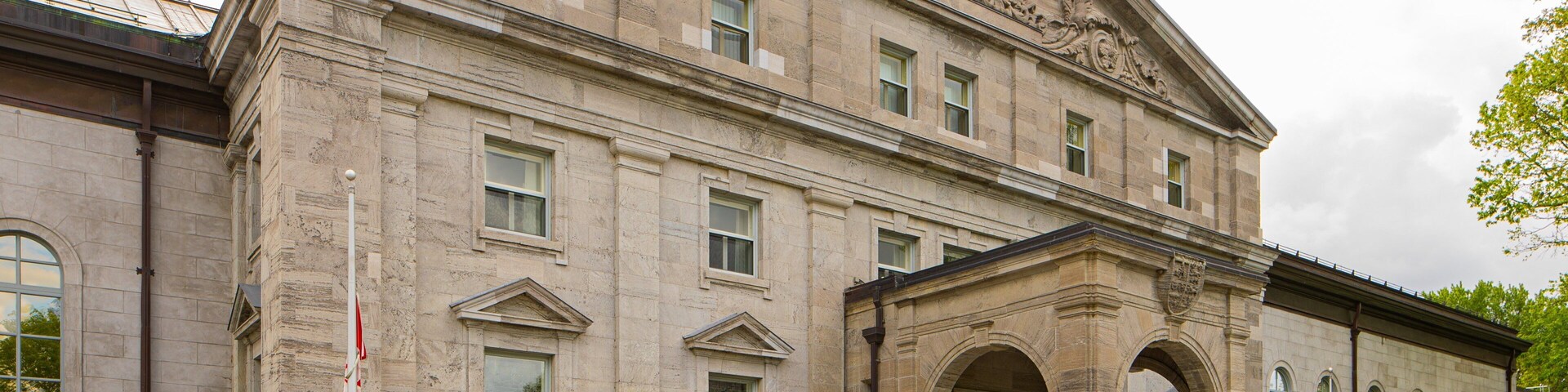 Rideau Hall showing heritage architecture