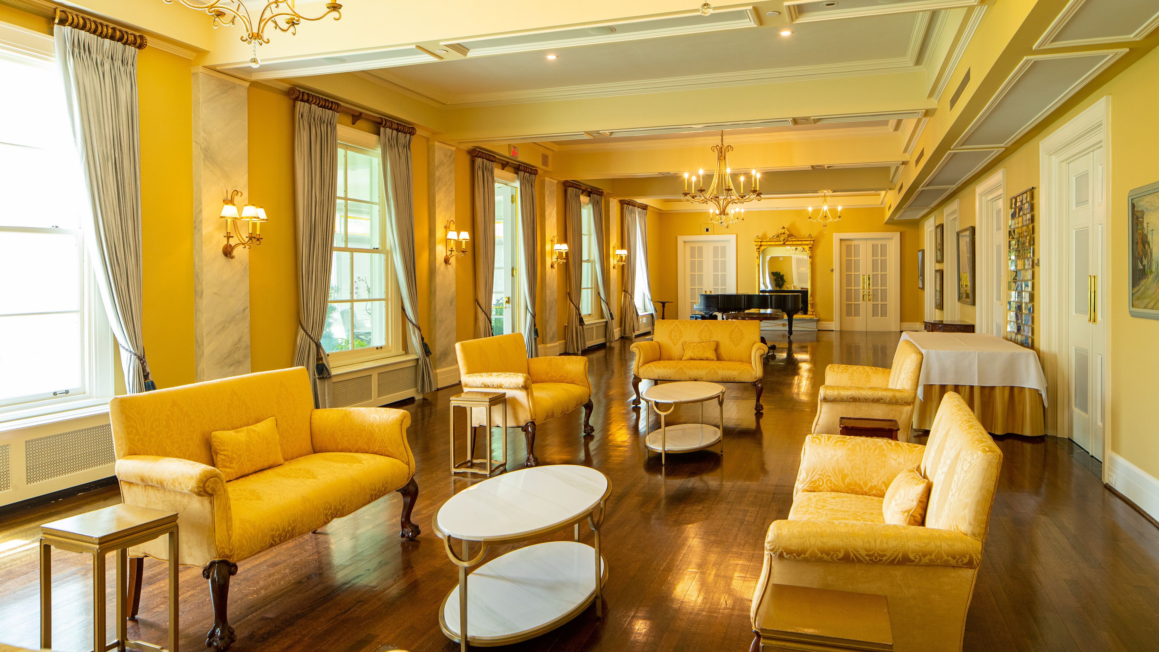 Rideau Hall featuring heritage elements and interior views