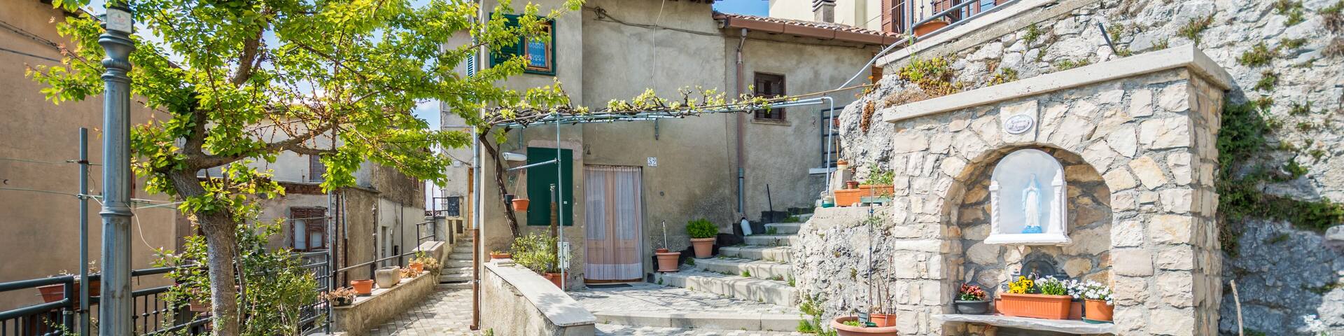 Oricola, rural village in L'Aquila Province, Abruzzo, Italy