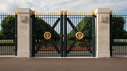 american military cemetery (saillant de saint-mihiel) in thiaucourt-regniéville in lorraine (france)