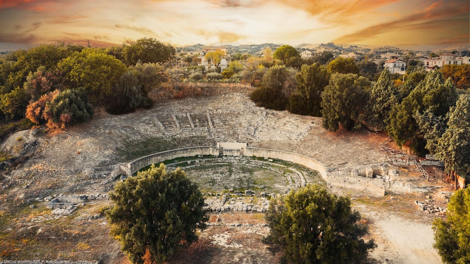 Anfiteatro Greco della Locride. Locri, Calabria