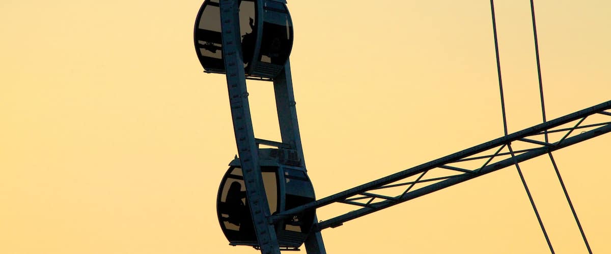 Seattle Great Wheel featuring rides