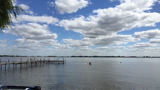 Un MUST de Chascomús: el filet de pejerrey con papas fritas 🙌🐟 y por primera vez probé el de tararira. Es muy rico, la carne es blanca y no tiene espinas! 👍