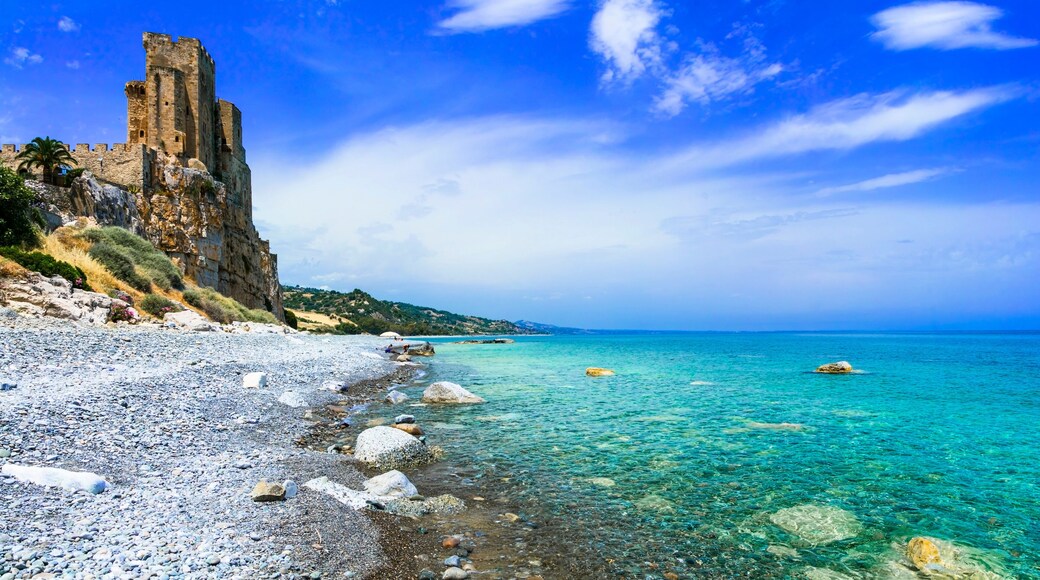 Beautiful beaches and medieval castles of Italy - Roseto Capo Spulico in Calabria