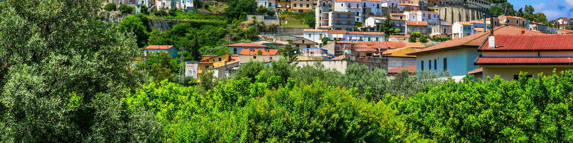 Scenic medieval villages (borgo) of Calabria. Rocca Imperiale in Cosenza province, Italy
