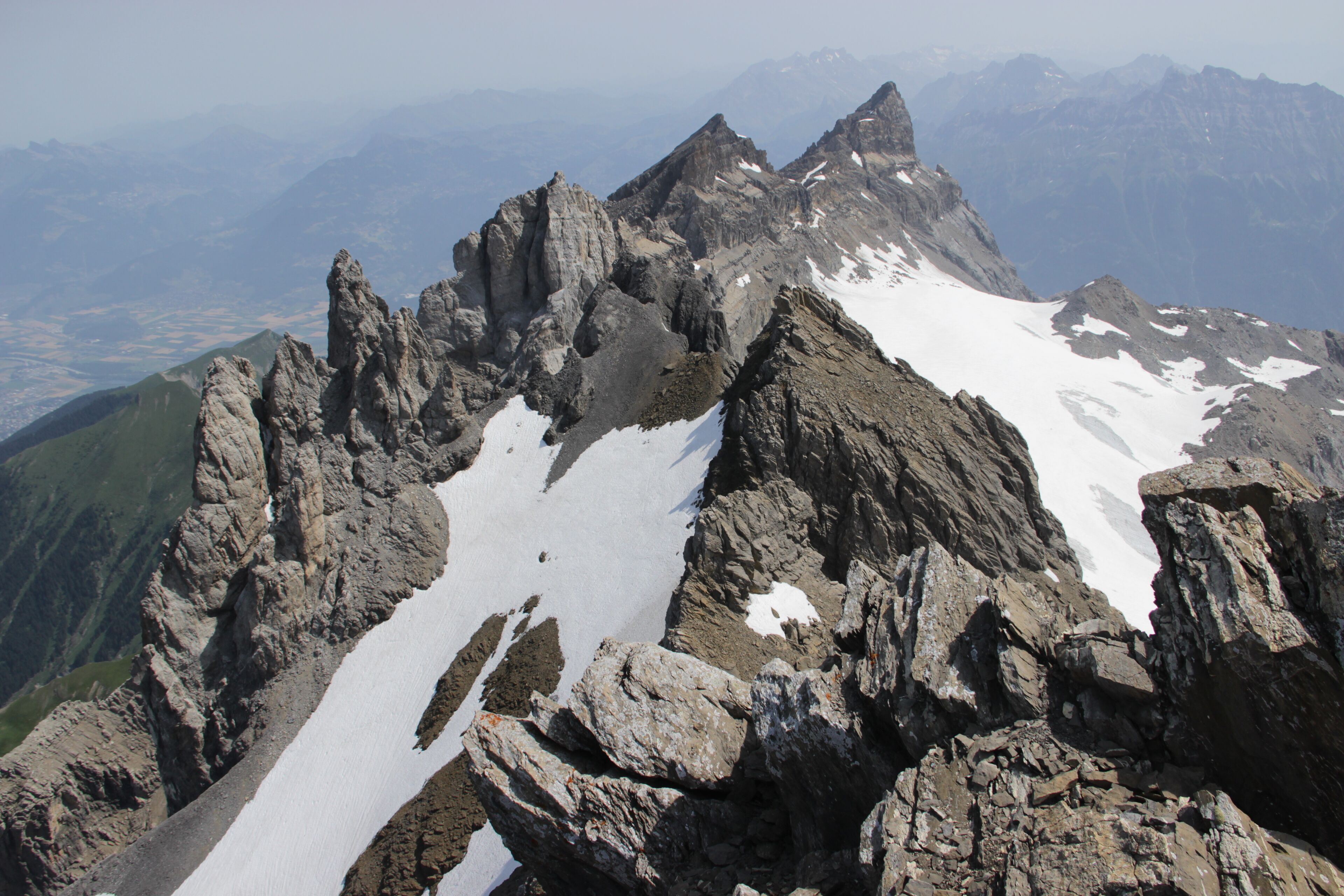 Dents du Midi seen from the Haute Cime