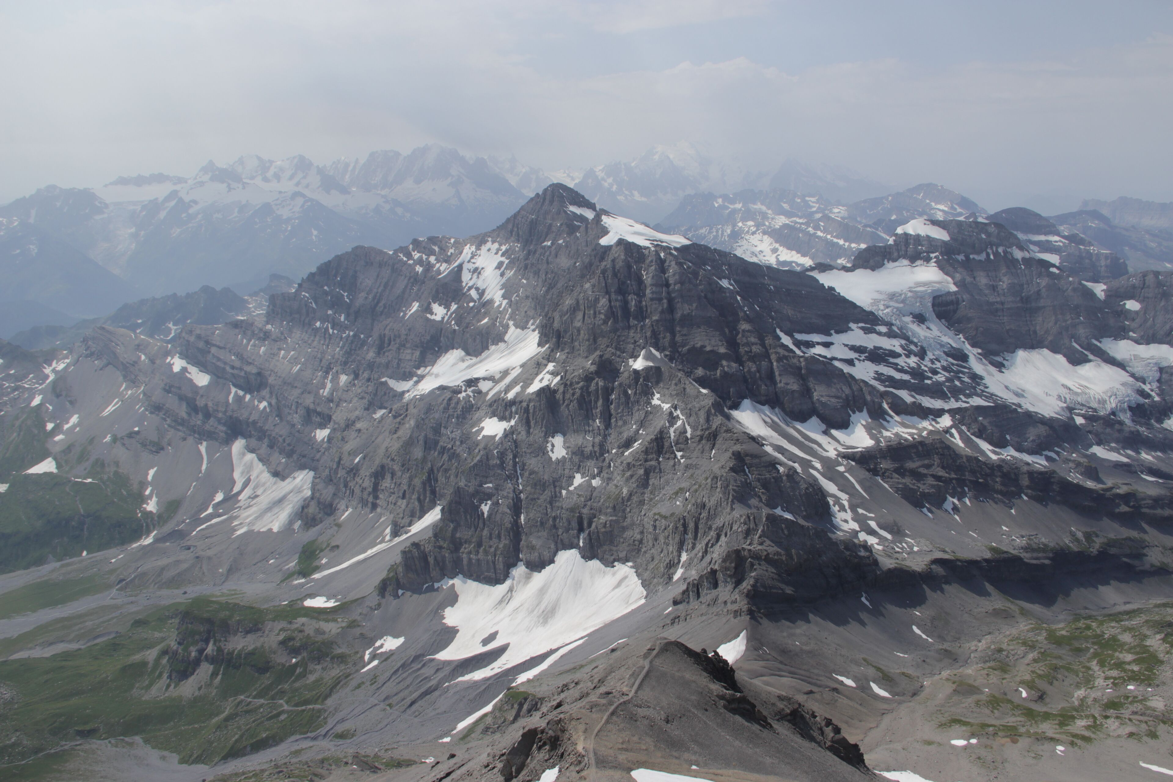 Tour Sallière seen from the Haute cime