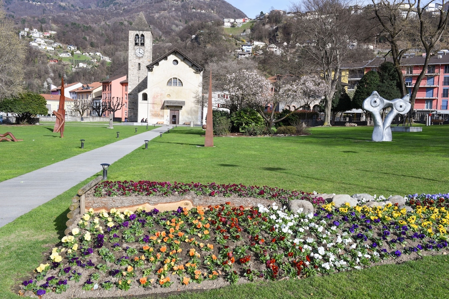 Saint Maria Assunta church at Bellinzona on Switzerland