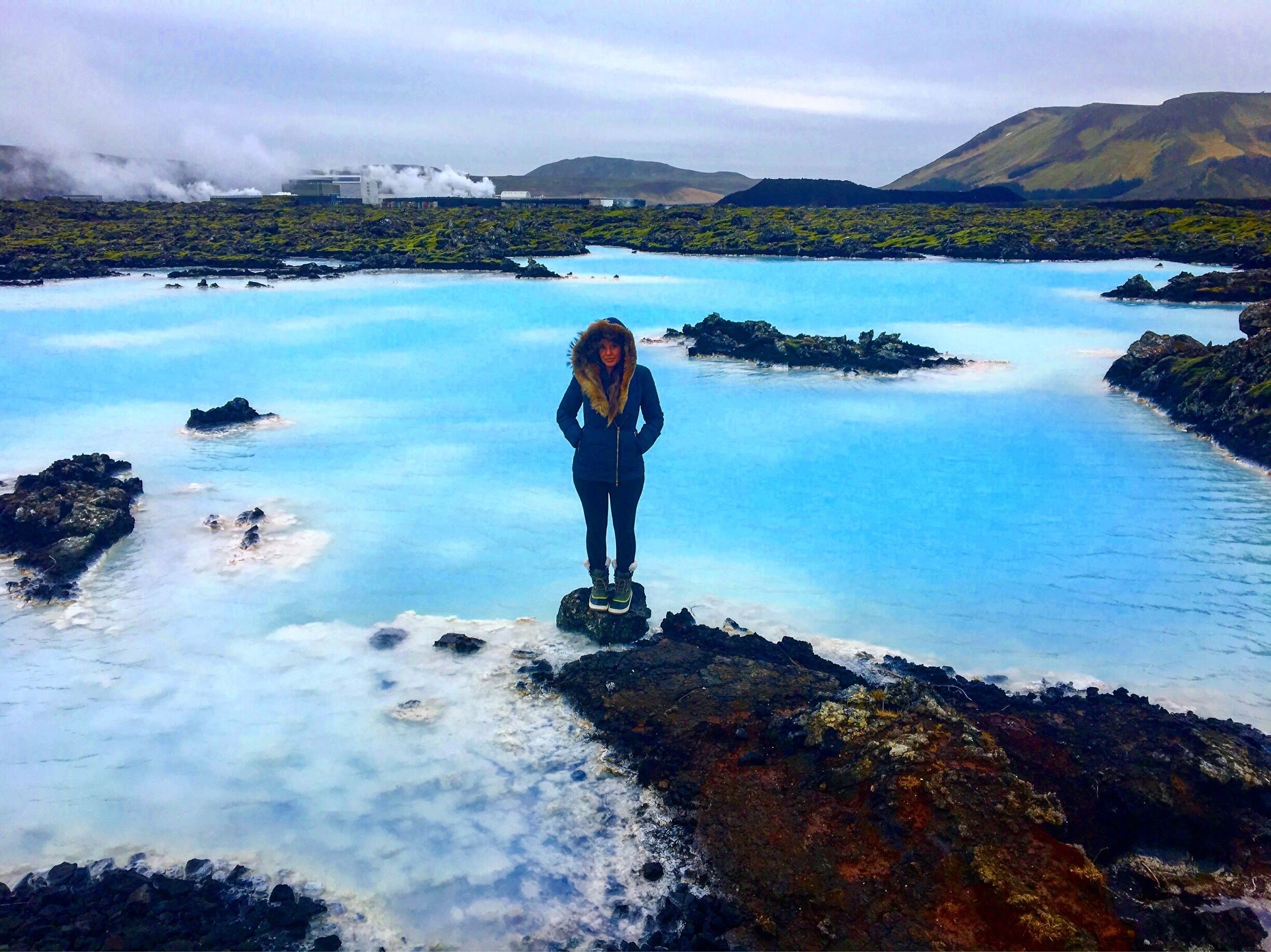 On my way into Blue Lagoon! #iceland #bluelagoon 